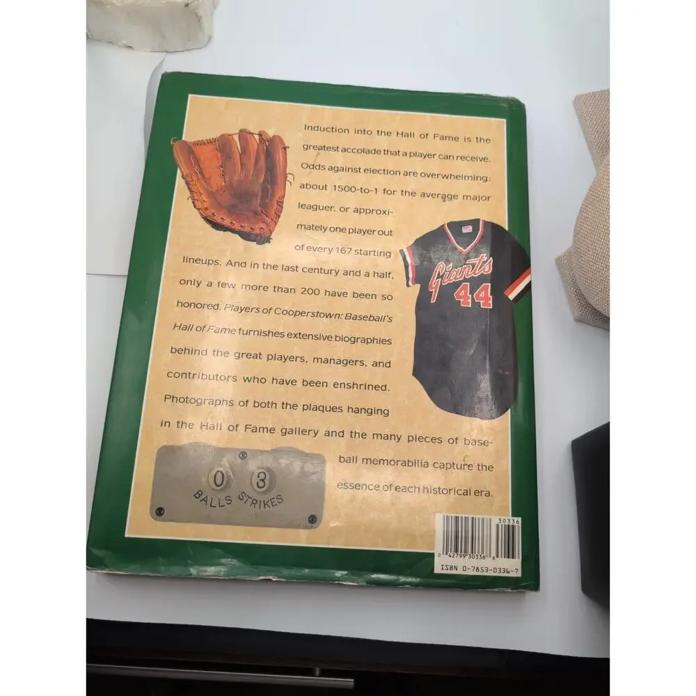 Players of Cooperstown : Baseball's Hall of Fame (1993) Hardback Coffee Table